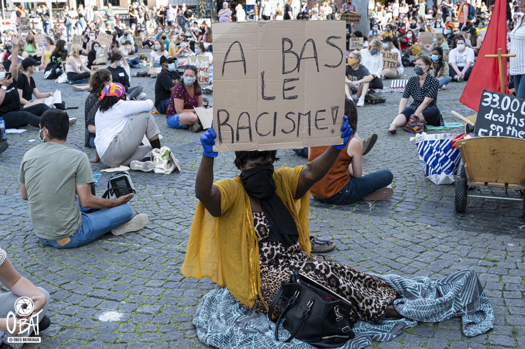 Sit-In Against Anti-black Violence in the US and the EU ::: Groningen 02-06-2020