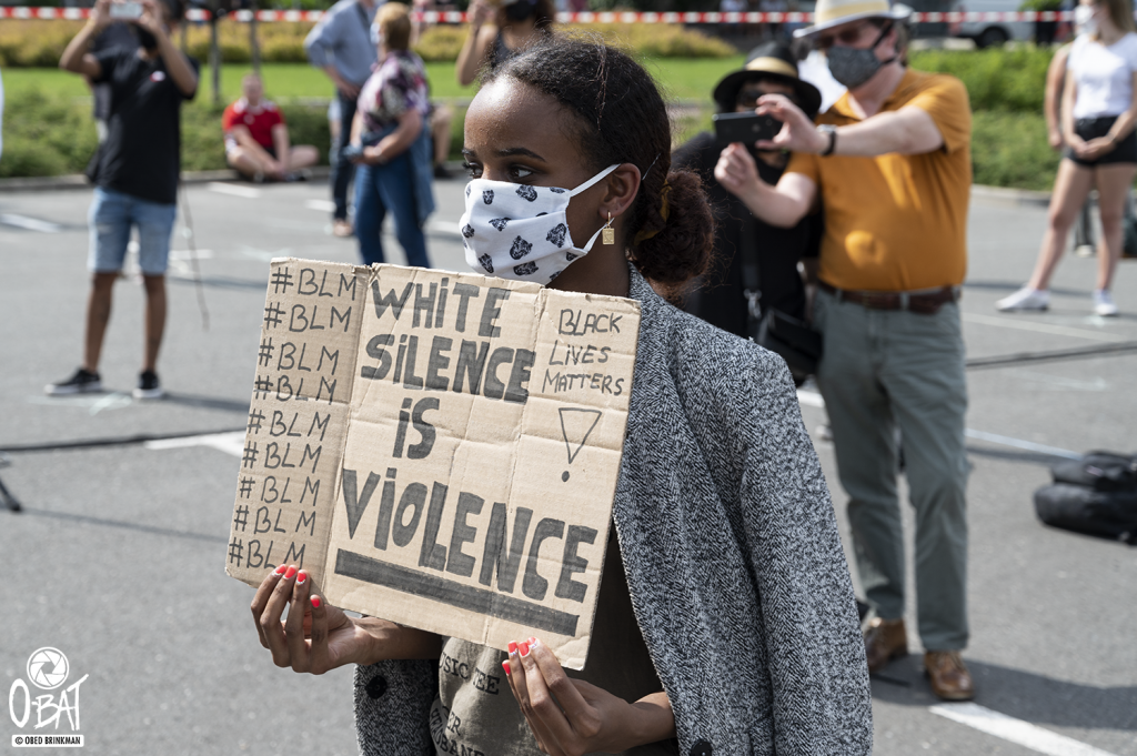 Black Lives Matter Solidariteitsprotest Emmen 2020