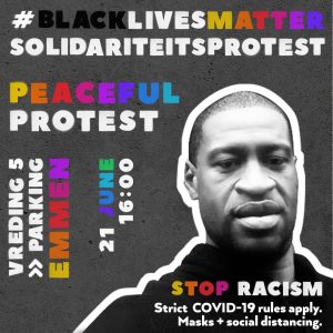 Black Lives Matter Solidariteitsprotest Emmen