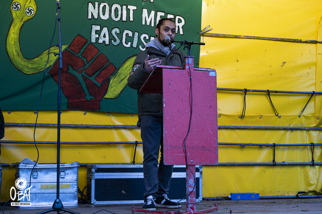 Manifestatie: "Van de VS tot NL: nooit meer fascisme!" 